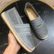 Christian Dior Granville Espadrilles Women Mesh Sky Blue