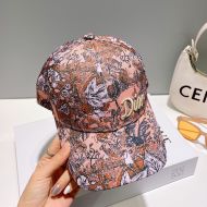 Dior Baseball Cap Jardin Magique Motif Cotton Pink