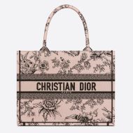 Dior Book Tote Jardin Botanique Motif Canvas Cherry