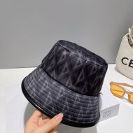 Dior Bucket Hat CD Diamond Motif Cotton Black