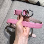 Dior CD Belt Calfskin Pink