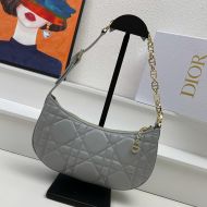 Dior CD Lounge Bag Cannage Lambskin Sky Blue