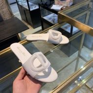 Dior D-Club Slides Women Calfskin White