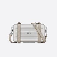 Dior x Rimowa Personal Clutch Aluminum Silver