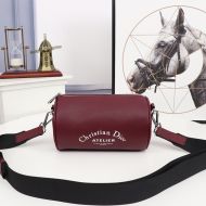 Dior Roller Messenger Atelier Grained Calfskin Red