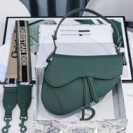 Dior Saddle Bag Ultramatte Calfskin Green