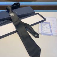 Dior Tie Shawn Bee Motif Silk Black