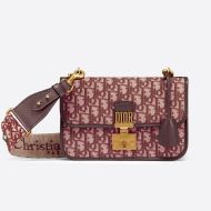 Dioraddict Bag Oblique Motif Canvas Burgundy