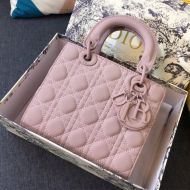 Lady Dior My ABCDior Bag Ultramatte Cannage Calfskin Pink