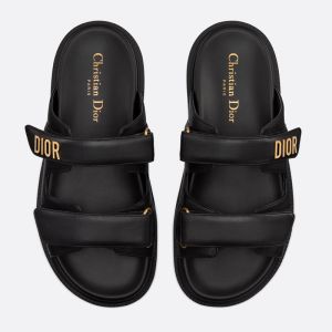 DiorAct Slides Women Calfskin Black