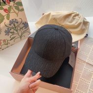 Dior Baseball Cap Oblique Motif Canvas Black