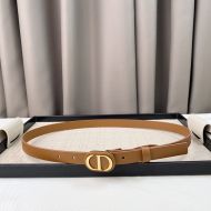 Dior Bobby Belt 20MM Smooth Calfskin Brown