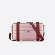 Dior x Rimowa Personal Clutch Aluminum Pink