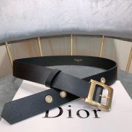 Diorquake Belt Calfskin Black