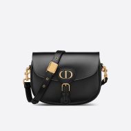 Medium Dior Bobby Bag Box Calfskin Black