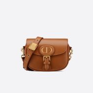 Small Dior Bobby Bag Box Calfskin Brown