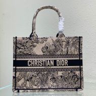 Dior Book Tote Toile De Jouy Voyage Motif Canvas Beige