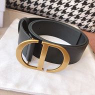 Dior CD Belt Leather Black