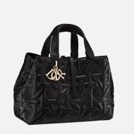 Dior Toujours Bag Graphic Cannage Calfskin Black