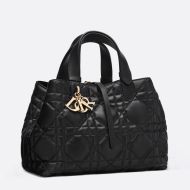 Dior Toujours Bag Macrocannage Calfskin Black