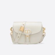 Medium Dior Bobby Bag Box Calfskin White