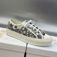 Walk'n'Dior Sneakers Women Toile de Jouy Voyage Motif Canvas White