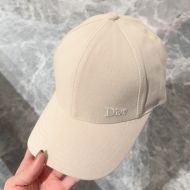 Dior Baseball Cap Dior Oblique Motif Cotton Beige