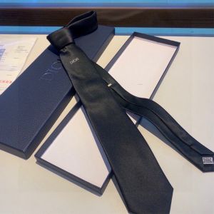 Dior Tie DIOR Icon Motif Silk Black